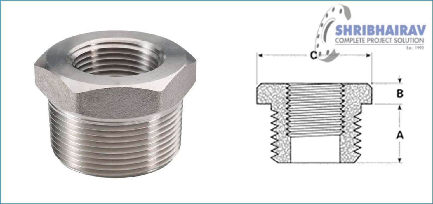 ASME B16.11 Threaded / Screwed Bushing