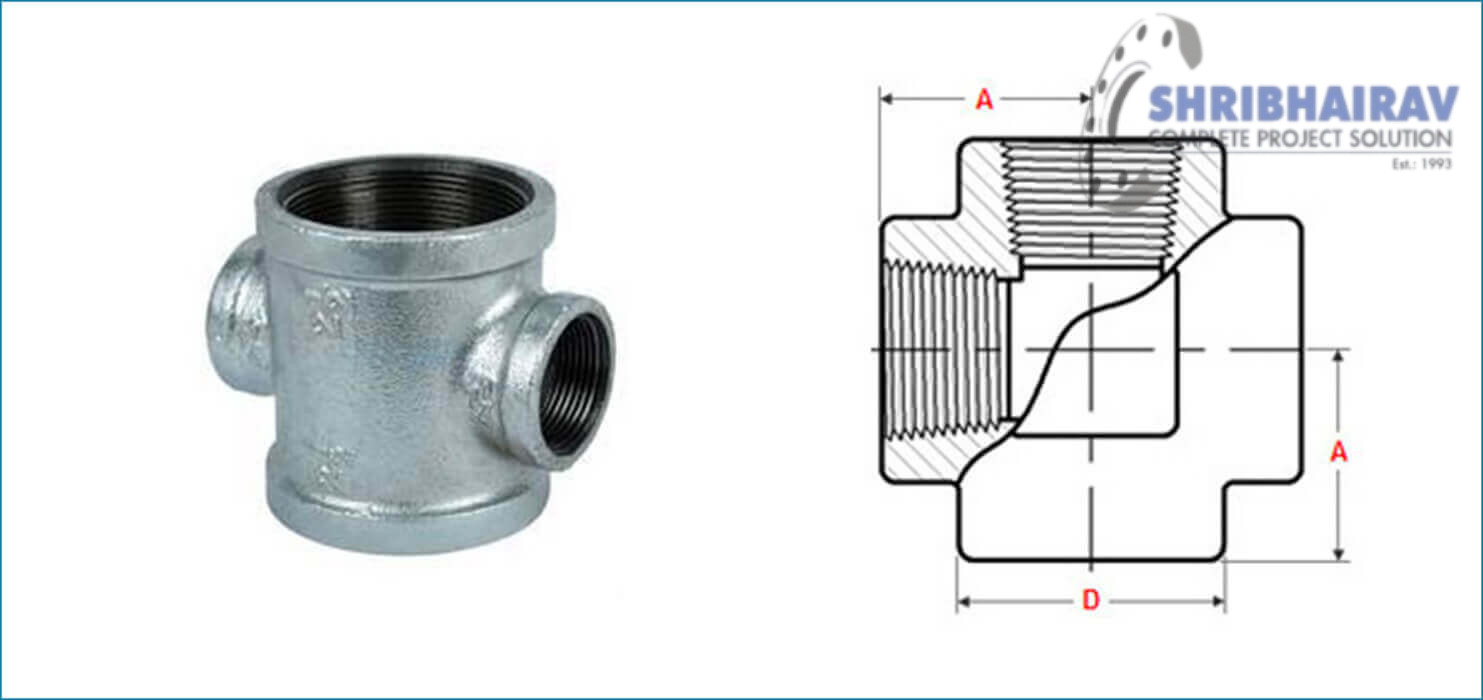 ASME B16.11 Threaded / Screwed Unequal Cross